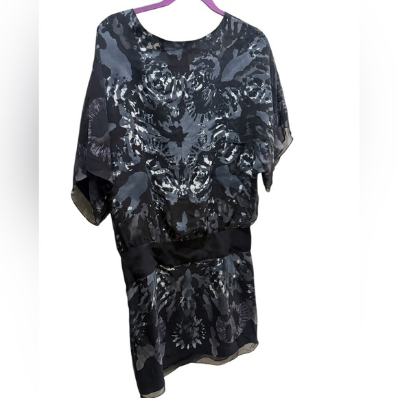 Adam Lippes Silk Mini Dress – Slouchy Floral Print, See Measurements - Picture 3 of 7